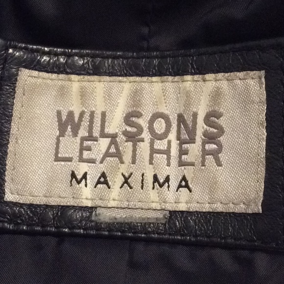 ‼️PRICE ⬇️❤️EUC Wilson’s black leather jacket - Picture 7 of 8